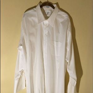 Just a white dress shirt?